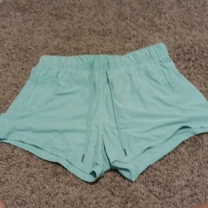 Teal shorts